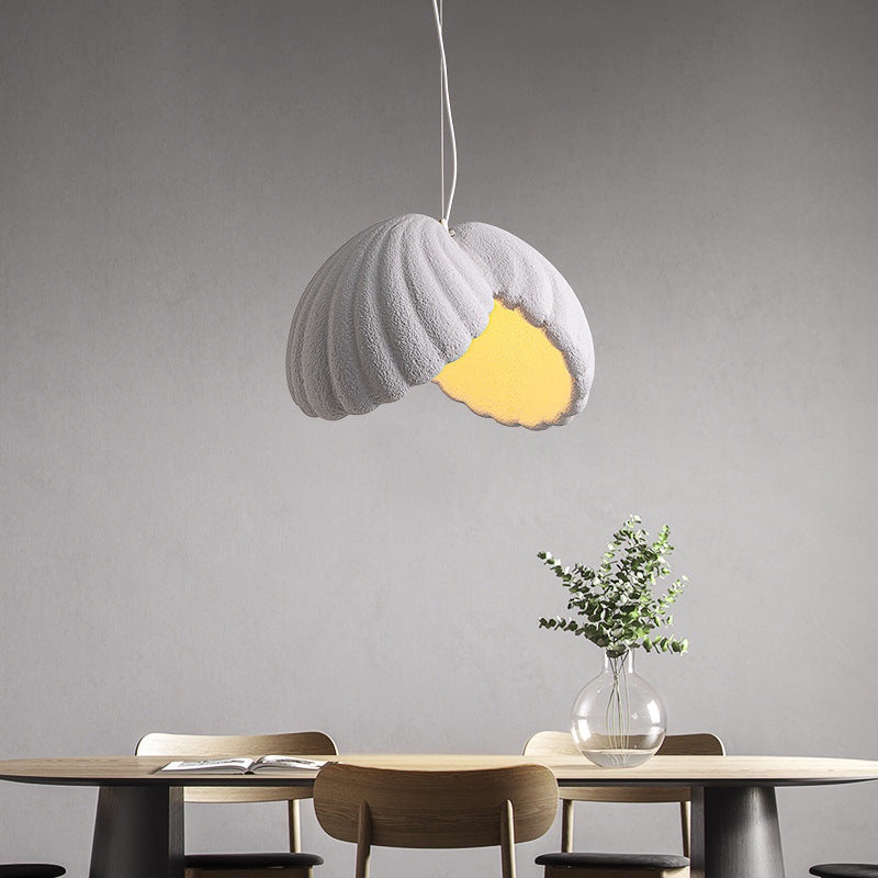 Traditional Japanese Full Polystyrene Lampshade Shell Round 1 - Light Chandelier For Dining Room