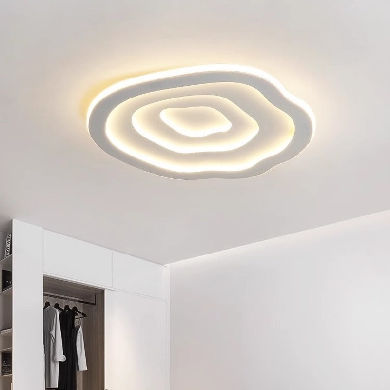 Contemporary Creative Cloud Iron Acrylic LED Flush Mount Ceiling Light For Living Room