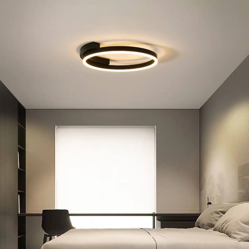 Modern Minimalist Round 1-Light LED Flush Mount Ceiling Light
