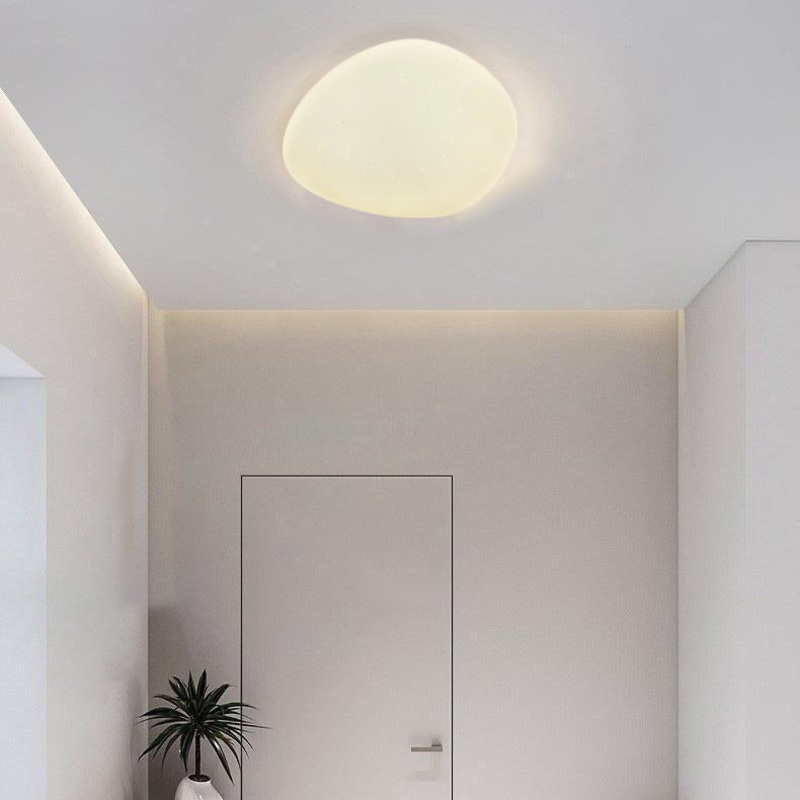 Modern Pebble Stone Star Effect LED Flush Mount Ceiling Light