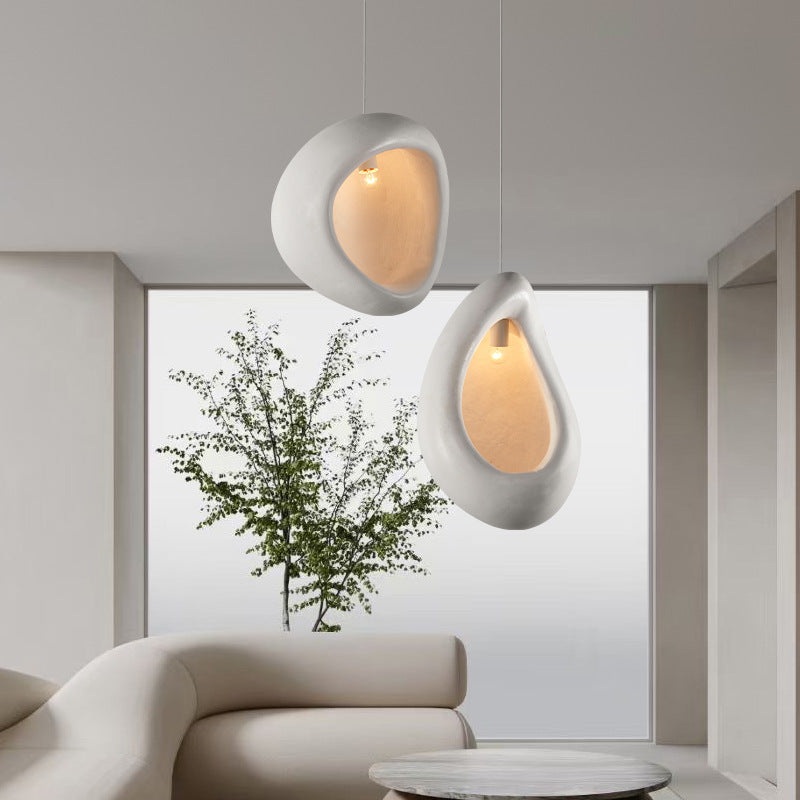 Contemporary Scandinavian Water Drop Full Polystyrene 1 - Light Pendant Light For Dining Room