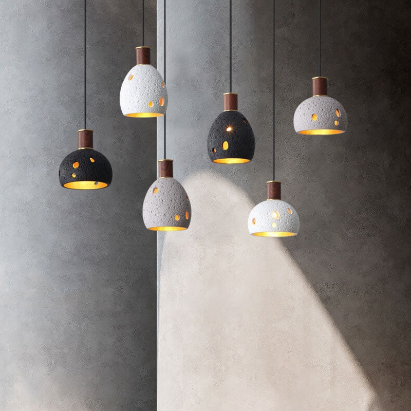 Creative Vintage Resin Dome 1-Light Pendant Light