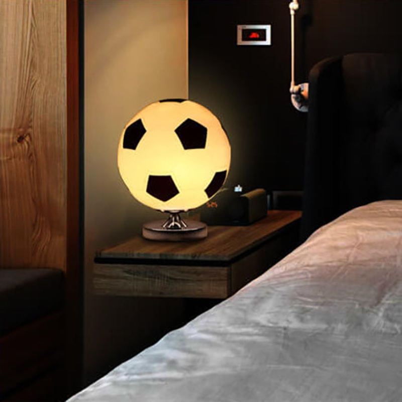 Children's Creative Sports Ball Design 1-Light Table Lamp