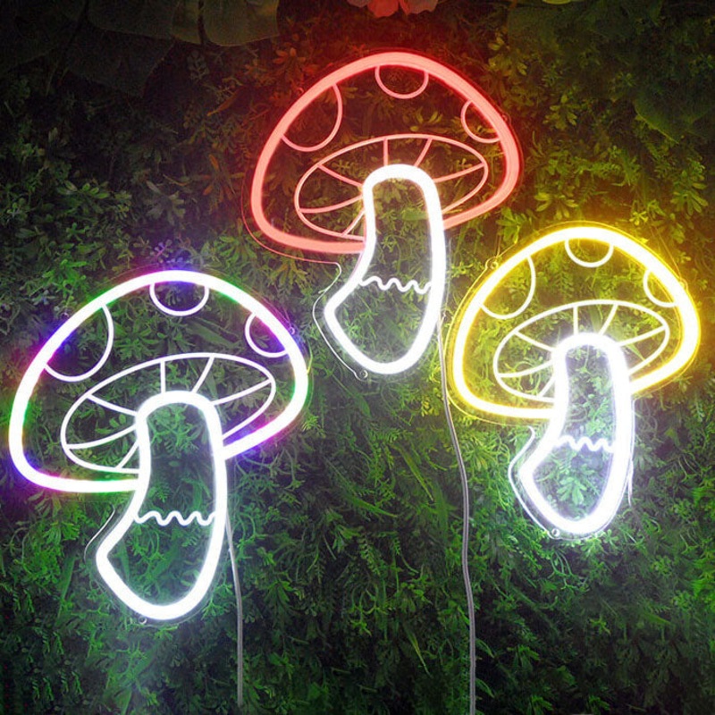 Creative Mushroom Light LED USB Decorative Neon Light