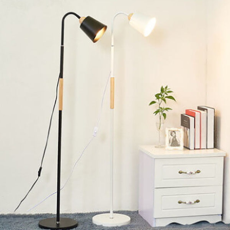 Modern Minimalist Iron 1-Light Standing Floor Lamp