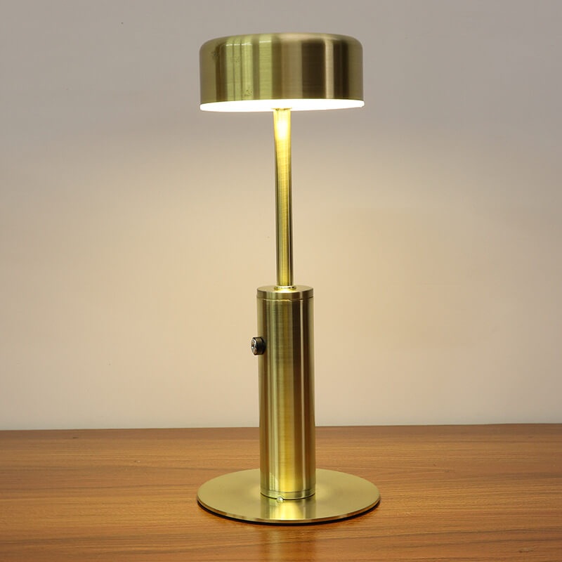 Creative Retro Cylindrical LED Charging Night Light Table Lamp