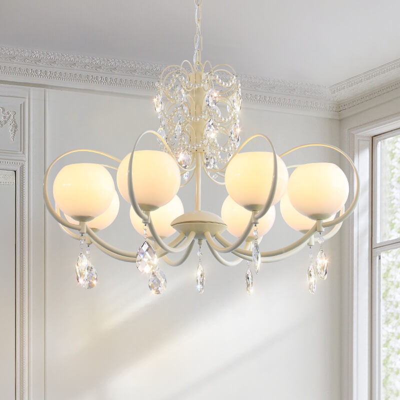 French Style Light Luxury Retro Court 6/8 Light Chandeliers