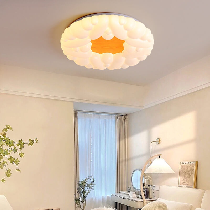 Scandinavian Modern Minimalist Acrylic Children's LED Flush Mount Ceiling Light