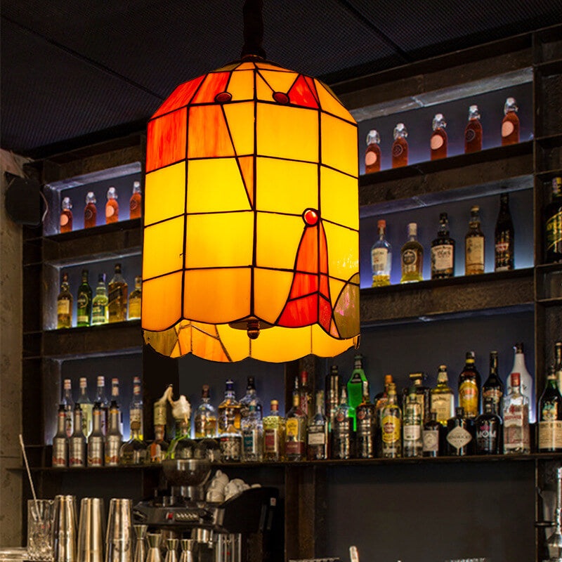 Modern Creative Art Glass Cage 3-Light Pendant Light