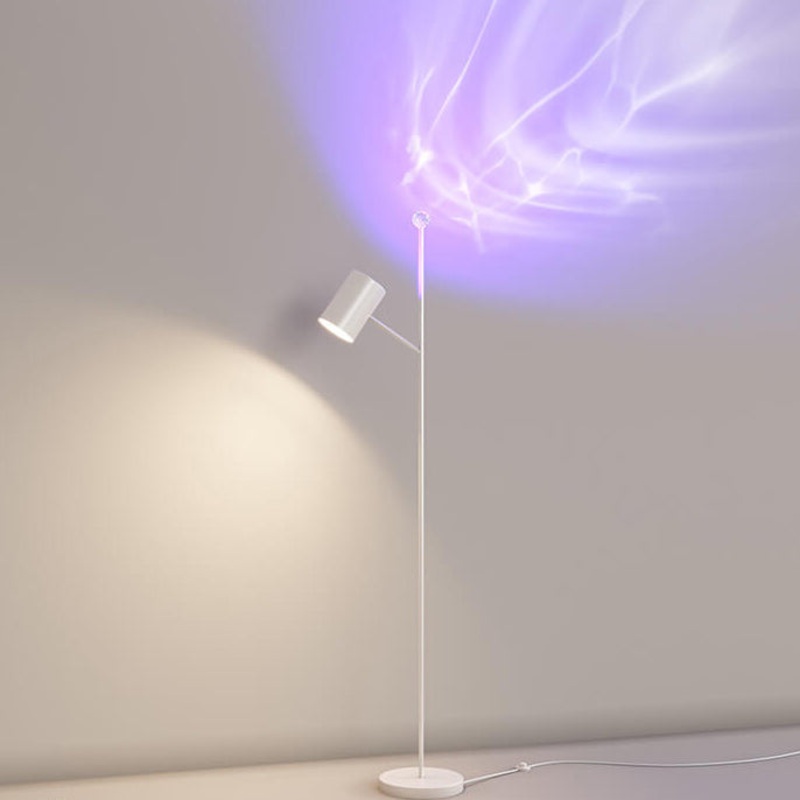 Modern Minimalist Rod Hardware Acrylic LED Standing Floor Lamp