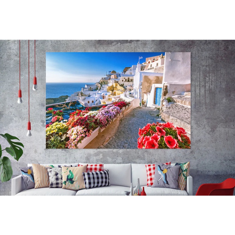 Santorini Greece Photograph 90x60cm Print 100% Australian Made