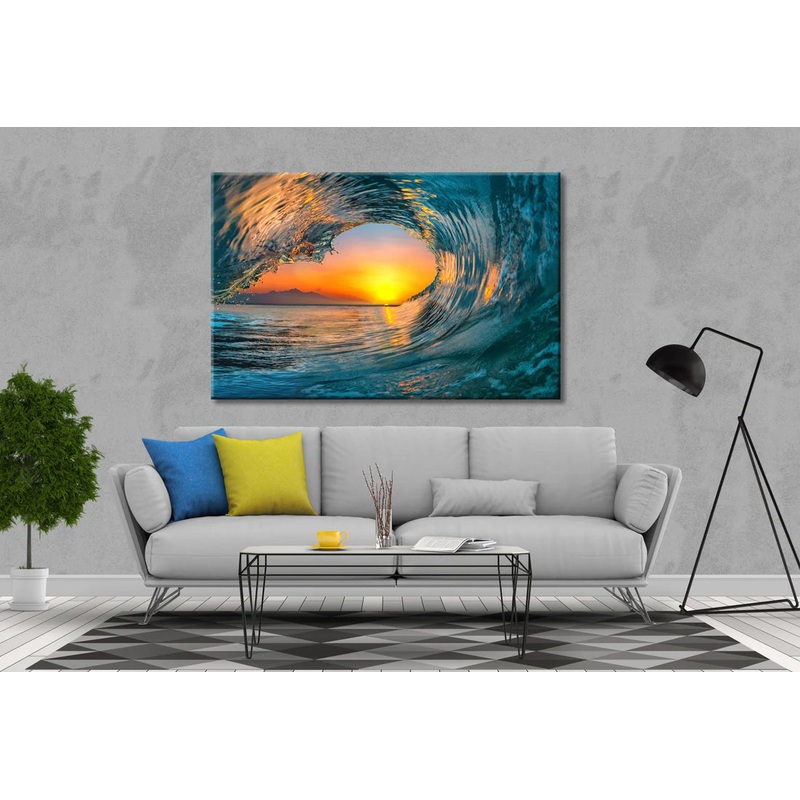 Wave popular beach 90x60cm Print 100% Australian Made