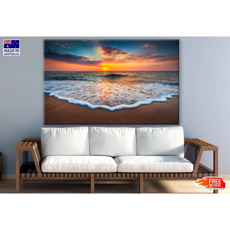 Beautiful Cloudscape Over the Sea Sunrise Photograph 90x60cm Print 100% Australian Made