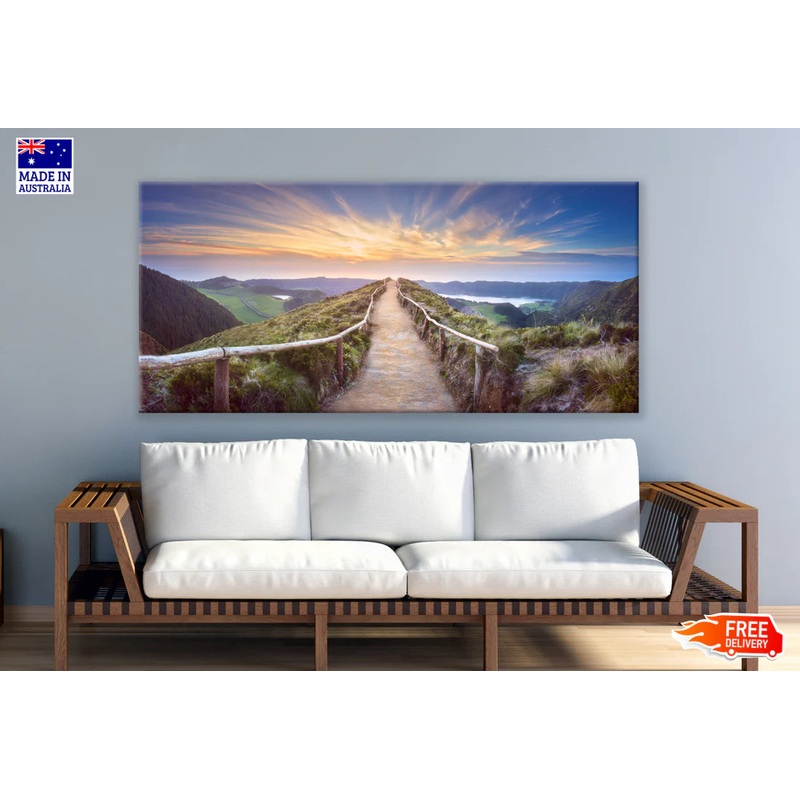 Hiking Road n Los Angeles 90x60cm Print 100% Australian Made