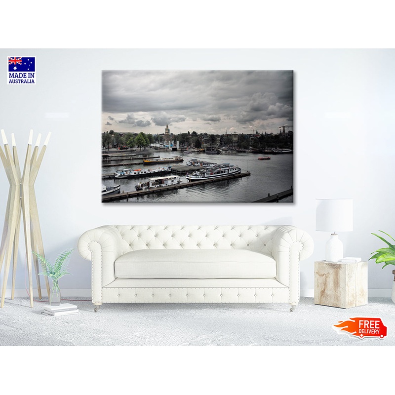 Holland Landscapes Black & White 90x60cm Print 100% Australian Made