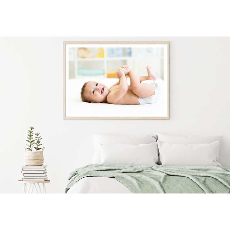 Cute Baby Closeup Photograph Home Decor Premium Quality Poster Print Choose Your Sizes