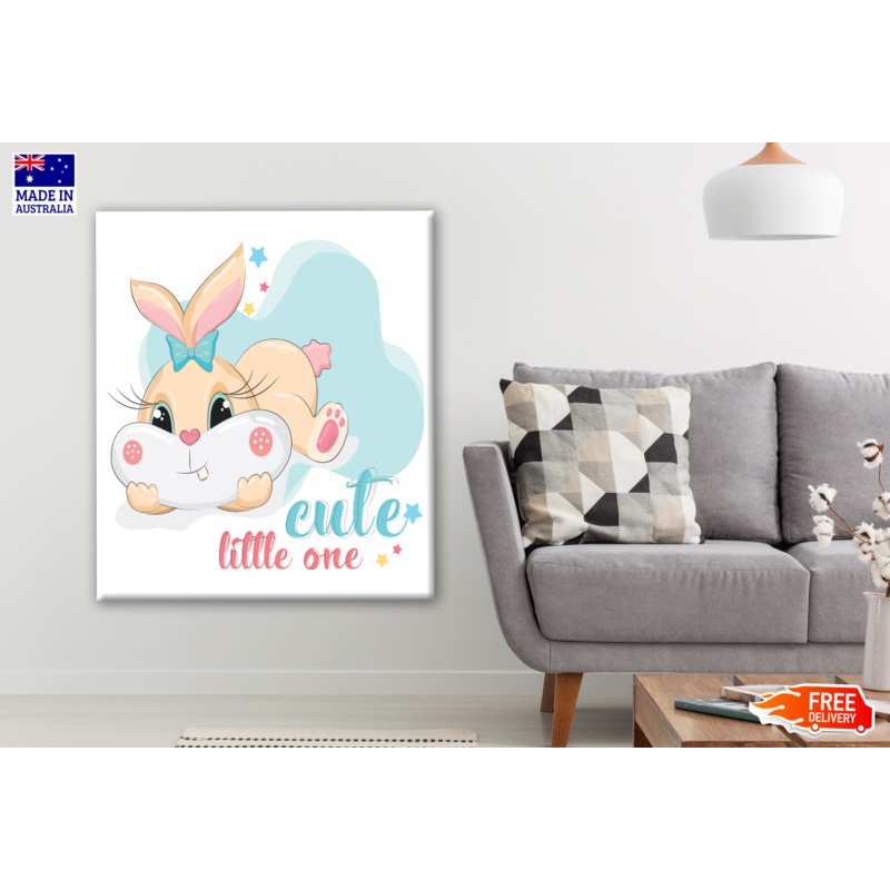 Cute Rabbit Art Print 100% Australian Made
