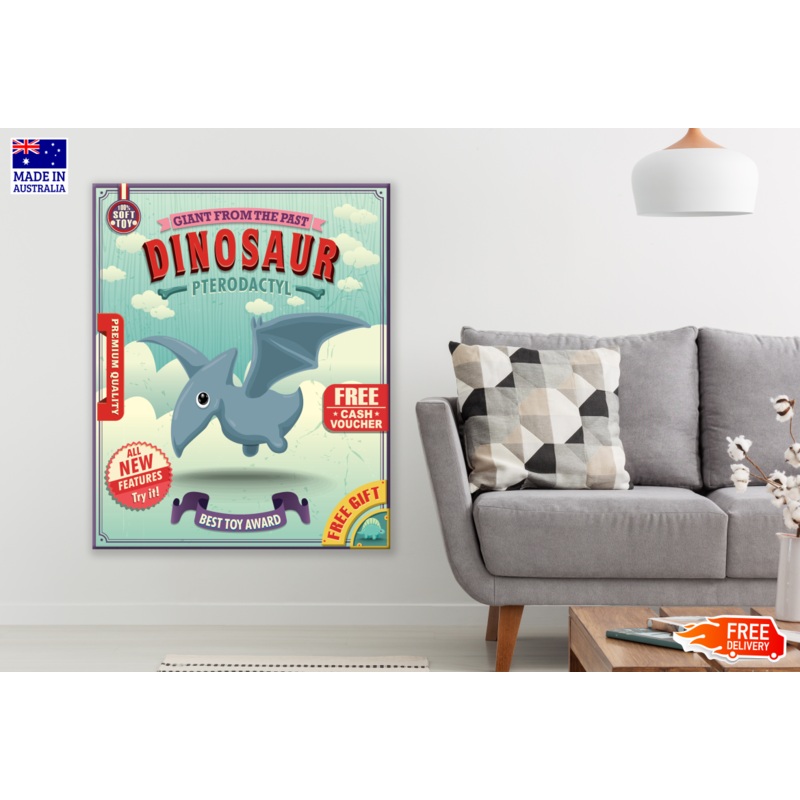 Dinosaur Bird Poster Print 100% Australian Made