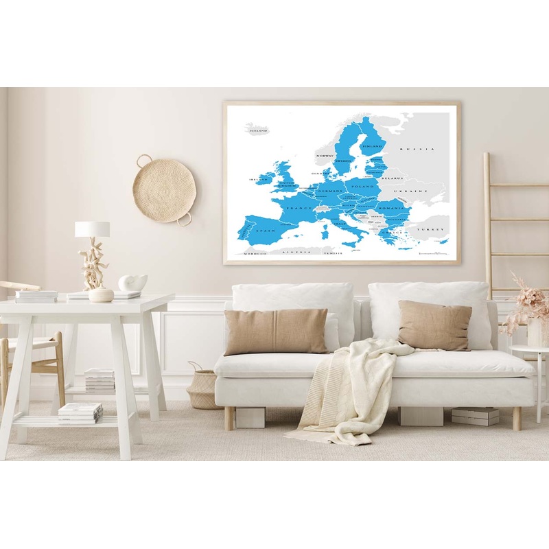 European Union Countries Home Decor Premium Quality Poster Print Choose Your Sizes