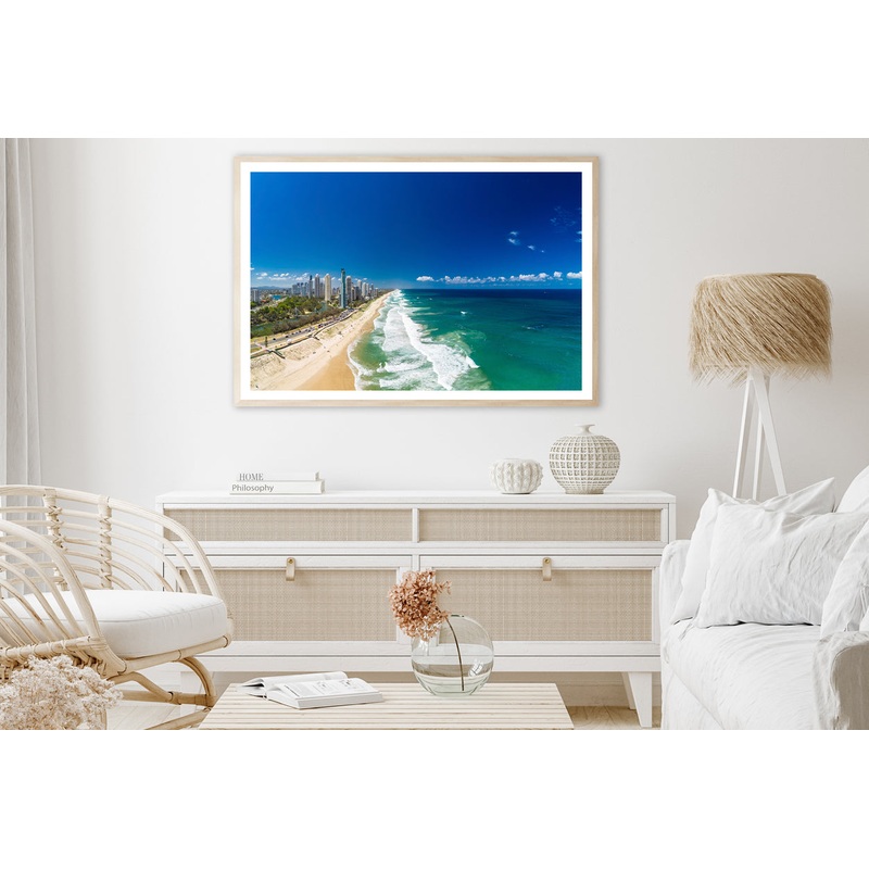 Surfers Paradise Beach Seashore Home Decor Premium Quality Poster Print Choose Your Sizes