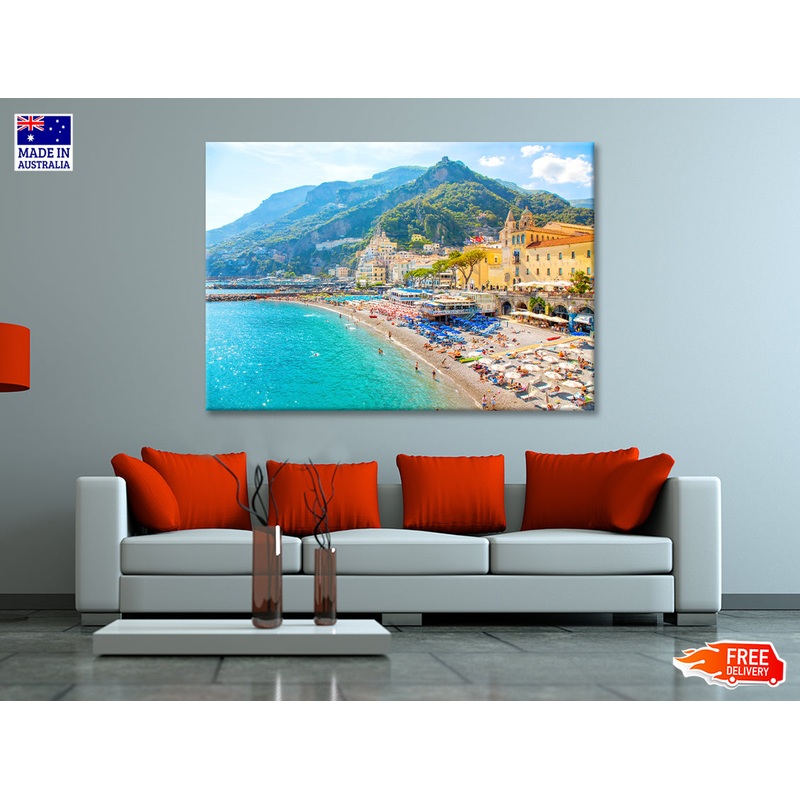 The Stunning Amalfi Coast Italy Print 100% Australian Made
