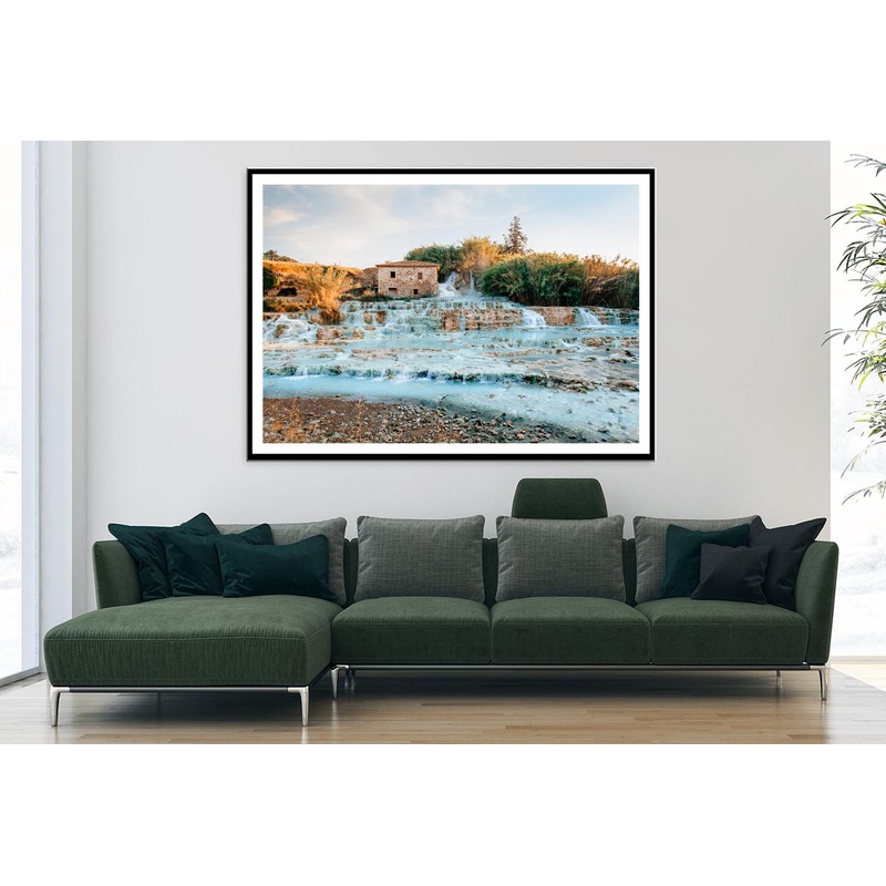 Terme Di Saturnia - Mill Waterfalls, Tuscany, Italy Home Decor Premium Quality Poster Print Choose Your Sizes
