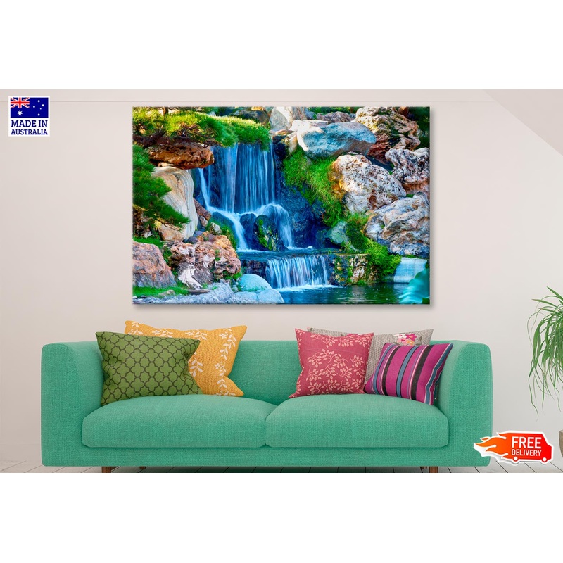 Waterfall-Britton Falls-Fishers Indiana  Wall Art Decor 100% Australian Made