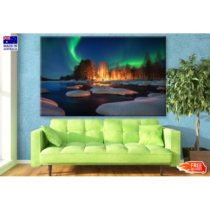 Aurora Northern Lights Photograph Print 100% Australian Made