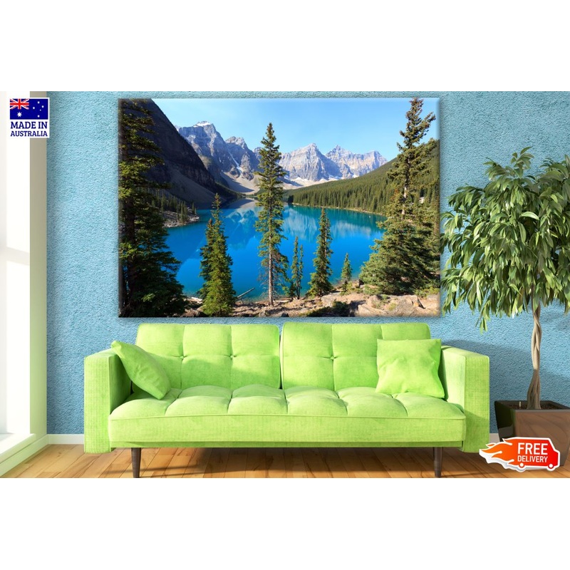 Beautiful Lake with Trees Print 100% Australian Made