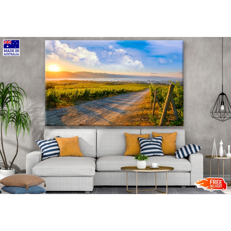 Sunrise Landscape Panoramic view Photograph Print 100% Australian Made