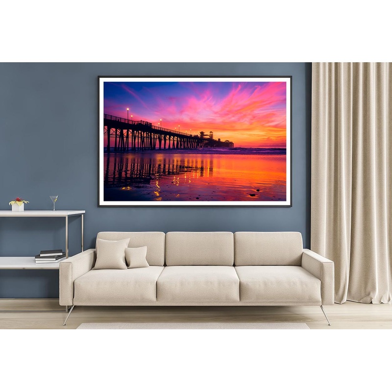 Sunset On the Ocean Home Decor Premium Quality Poster Print Choose Your Sizes