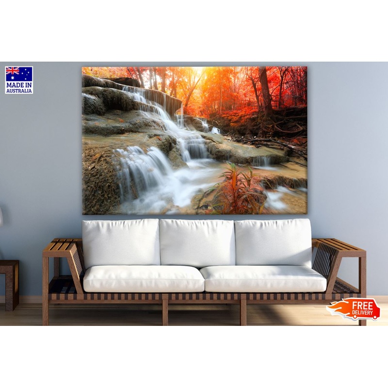 Water stream in Forest Photograph Print 100% Australian Made