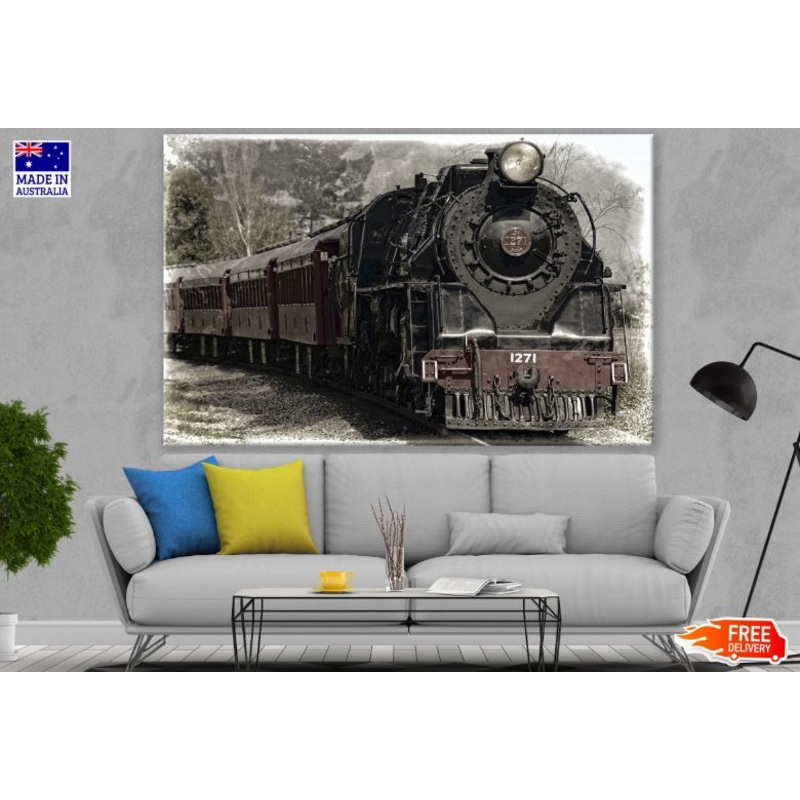 Vintage Train Photograph Print 100% Australian Made