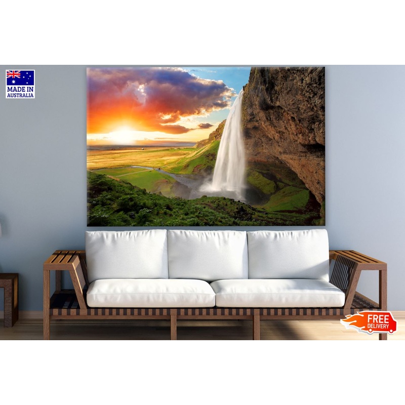 Waterfall Nature Scenery Photograph Print 100% Australian Made