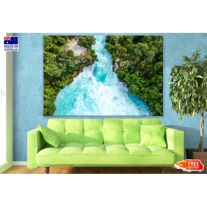 Aerial View of a Waterfall Photograph Print 100% Australian Made