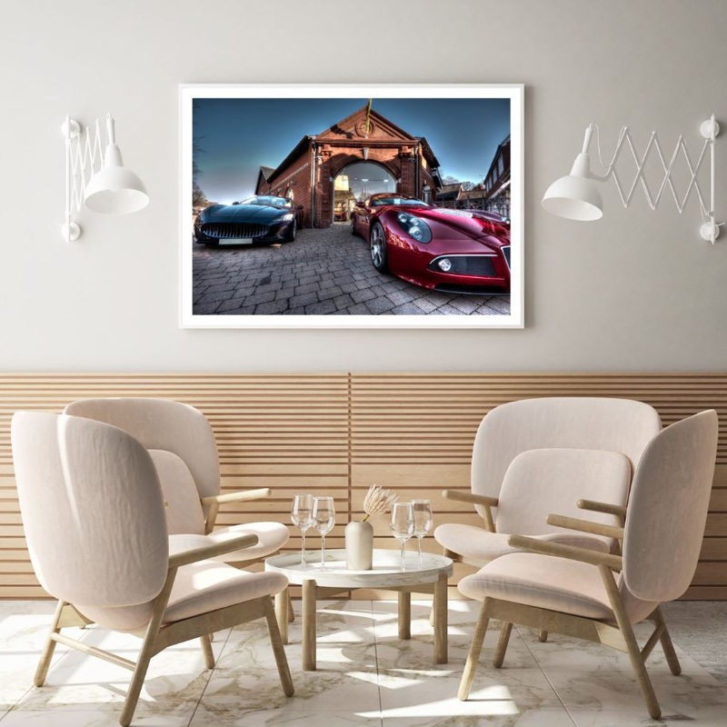 Super Cars Closeup Photograph Home Decor Premium Quality Poster Print Choose Your Sizes