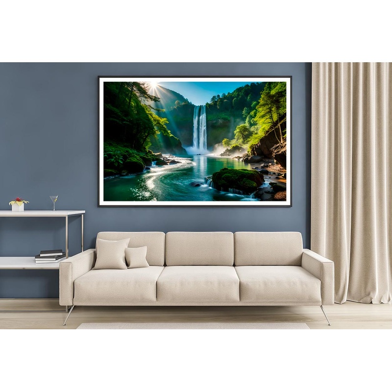 Waterfall In Plitvice National Park Home Decor Premium Quality Poster Print Choose Your Sizes