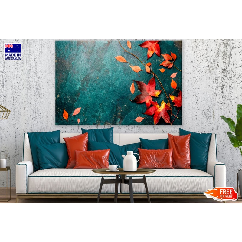 Autumn Leaves Closeup Photograph Print 100% Australian Made