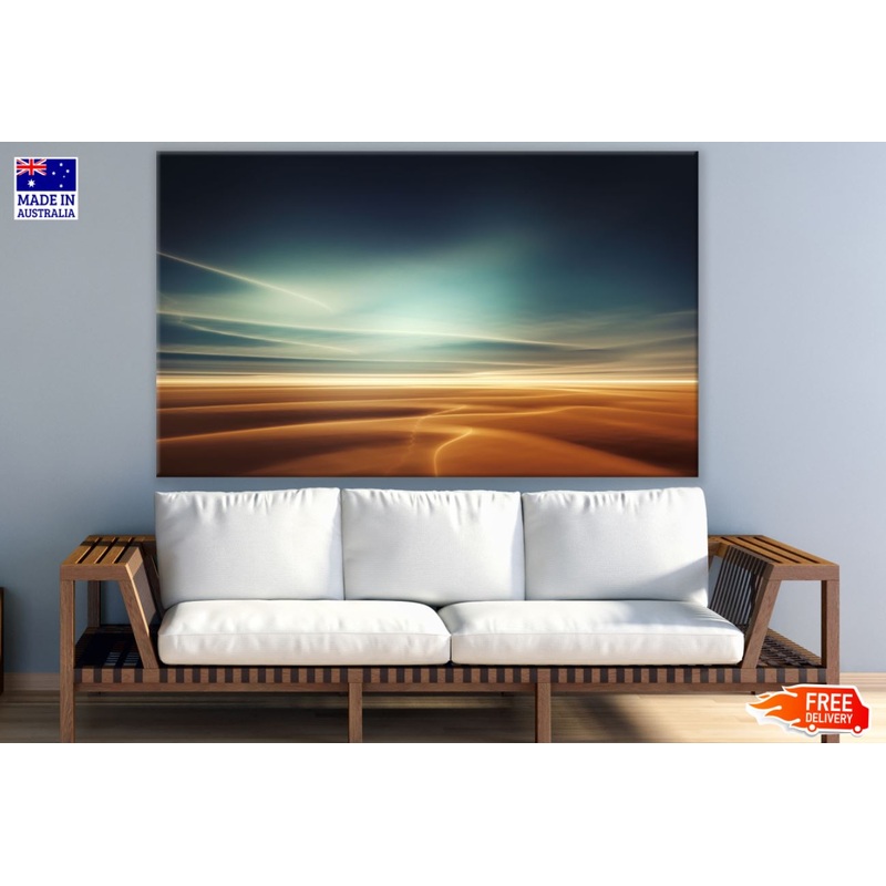 Sunset Desert Scenery Photograph Print 100% Australian Made