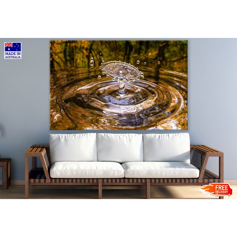 Waterdrop Closeup Photograph Print 100% Australian Made