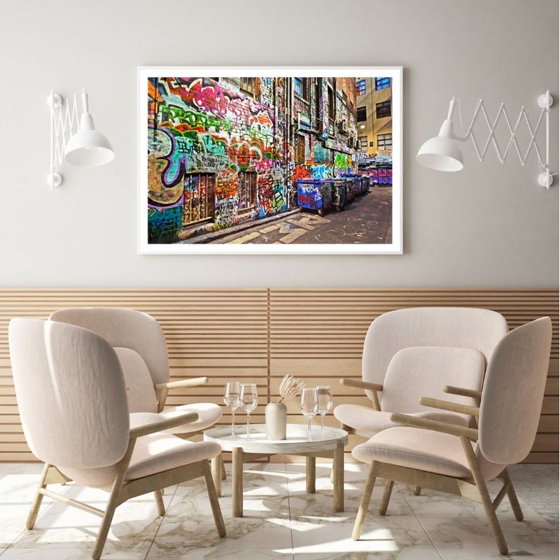 Wall Graffiti Art Photograph Home Decor Premium Quality Poster Print Choose Your Sizes
