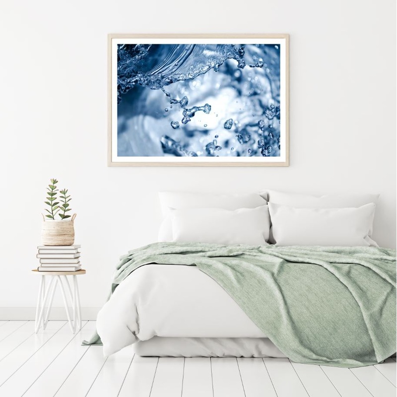 Water Closeup Photograph Home Decor Premium Quality Poster Print Choose Your Sizes