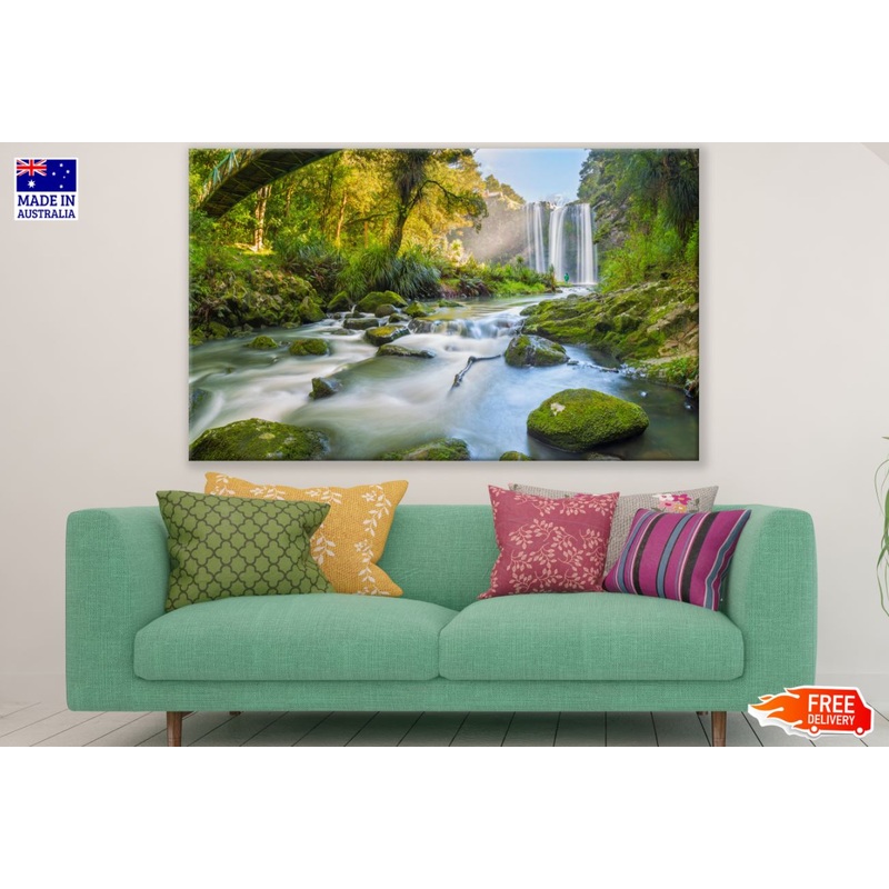 Waterfall Scenery View Photograph Print 100% Australian Made