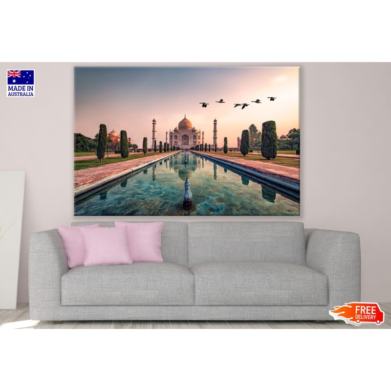 Taj Mahal Scenery Photograph Print 100% Australian Made