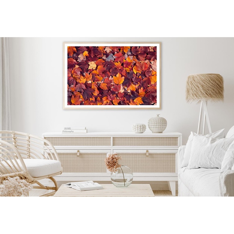 Autumn Leaves Closeup View Home Decor Premium Quality Poster Print Choose Your Sizes