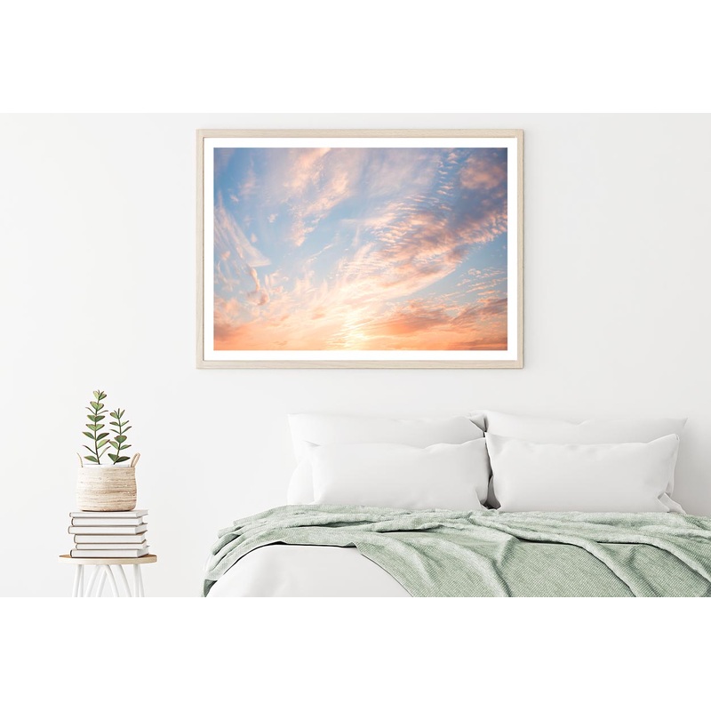 Beautiful Romantic Sunset Sky Home Decor Premium Quality Poster Print Choose Your Sizes