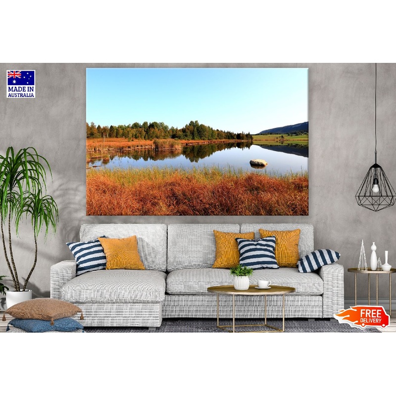 Autumn Alemoor Loch & Lake Photograph Print 100% Australian Made