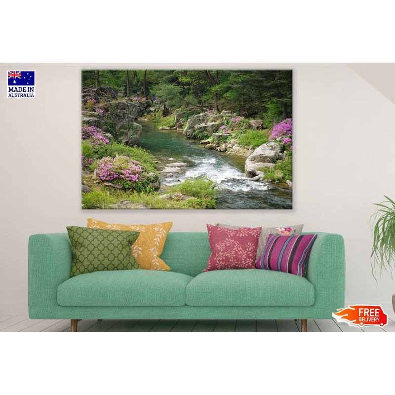 Azalea Brook Water & Forest View Photograph Print 100% Australian Made