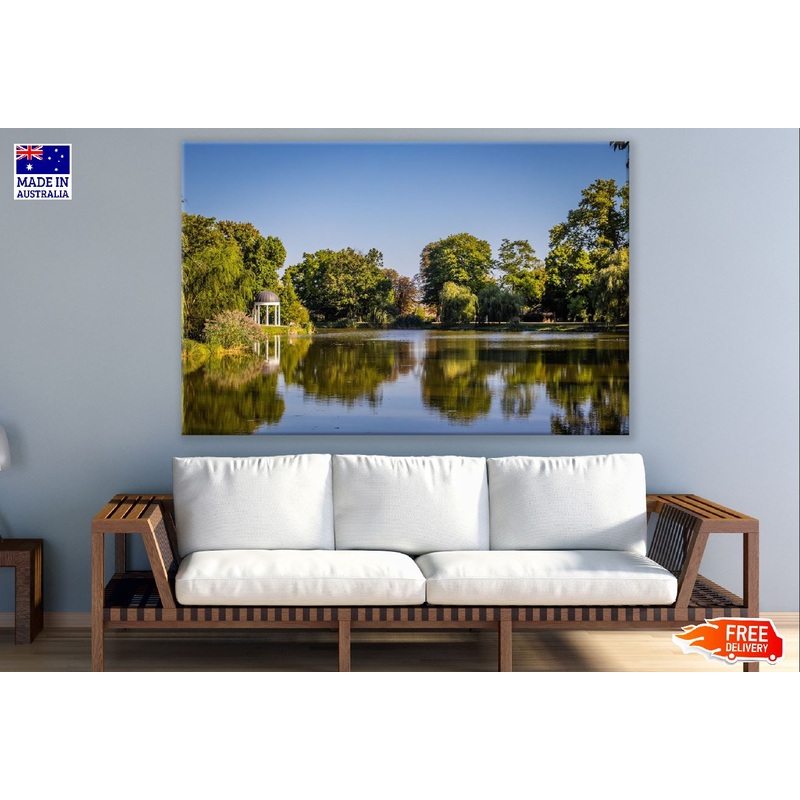 Trees Near Lake View Photograph Print 100% Australian Made