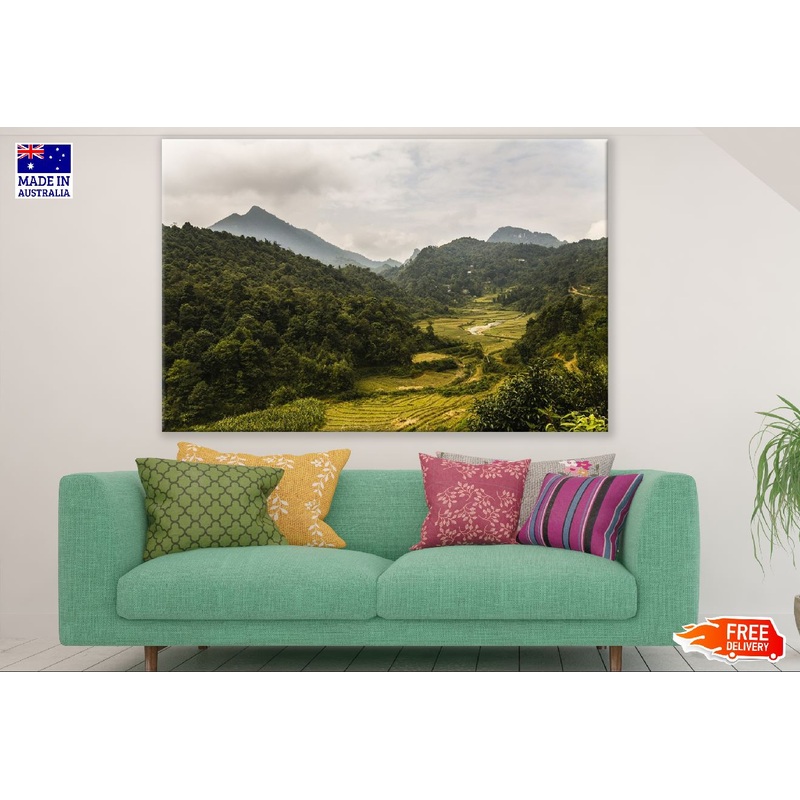 Vietnam Rainforest View Photograph Print 100% Australian Made